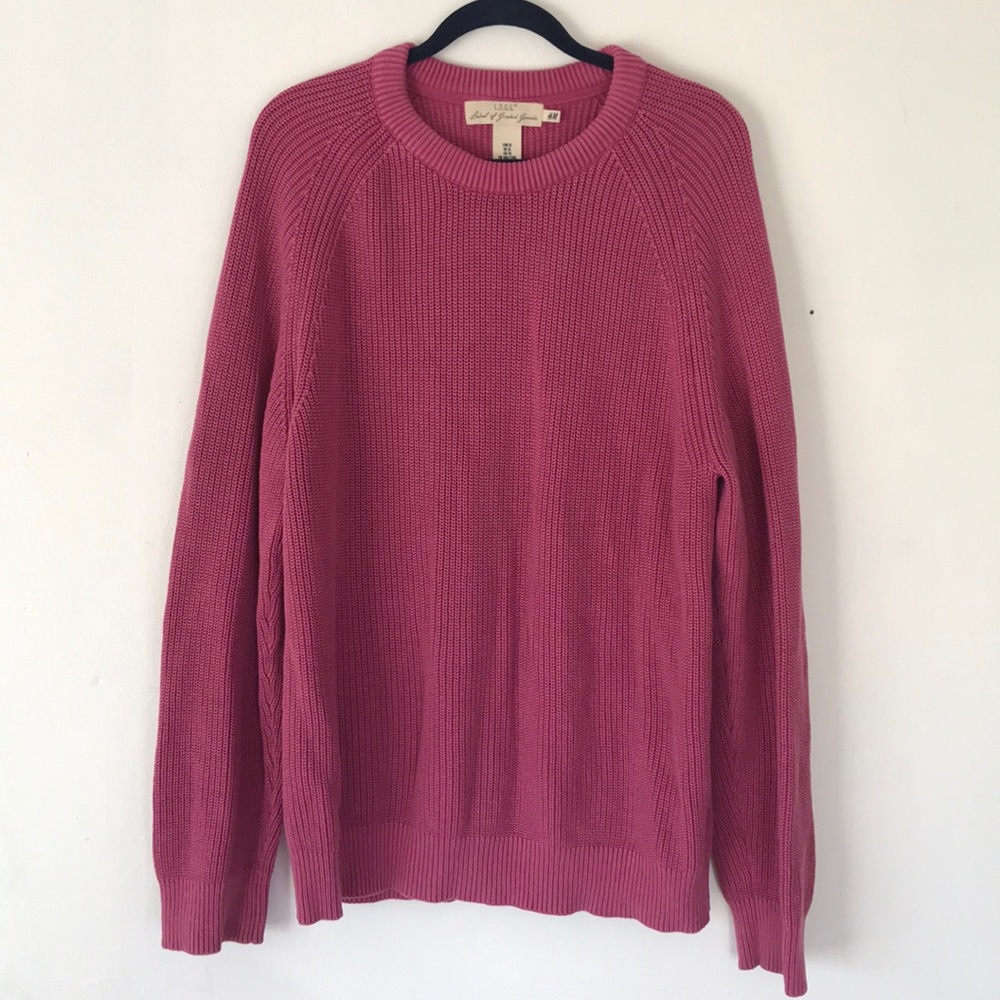 Mauve XL H&M L.O.G.G. cotton sweater